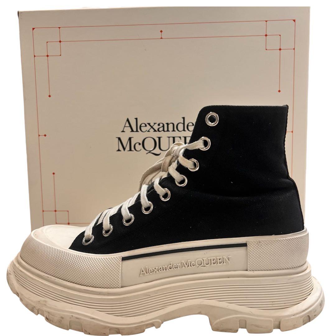 Alexander McQueen ハイカットスニーカー トレッドスリックブーツ