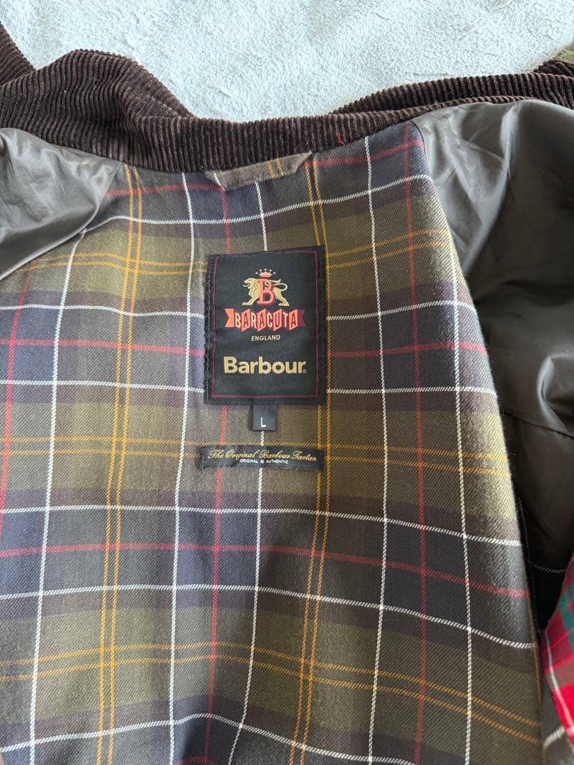 b*E様 Barbour×BARACUTA バブアーバラクータG9ミリタリージャ