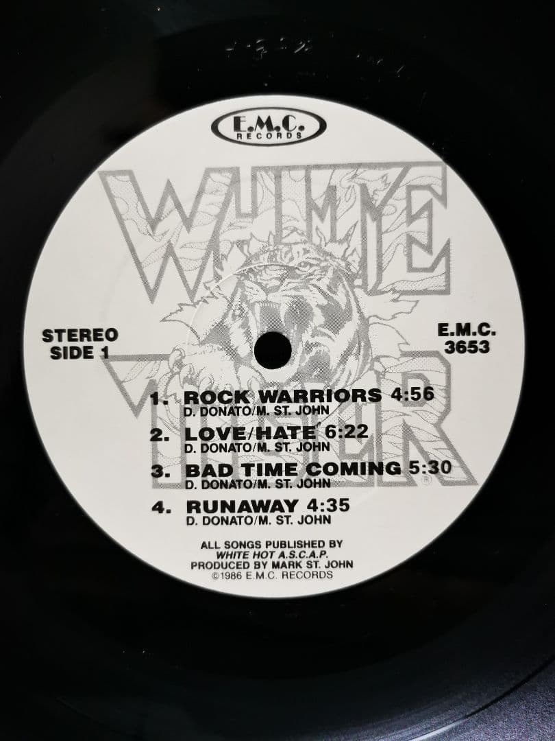 シュリンク付レコード) WHITE TIGER SAME LP L