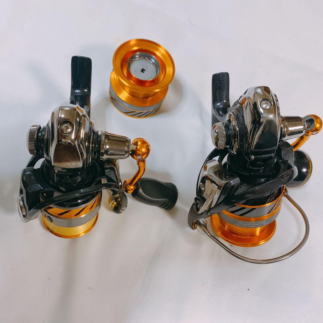 ダイワ スピニングリール2個セット＋スプール付き