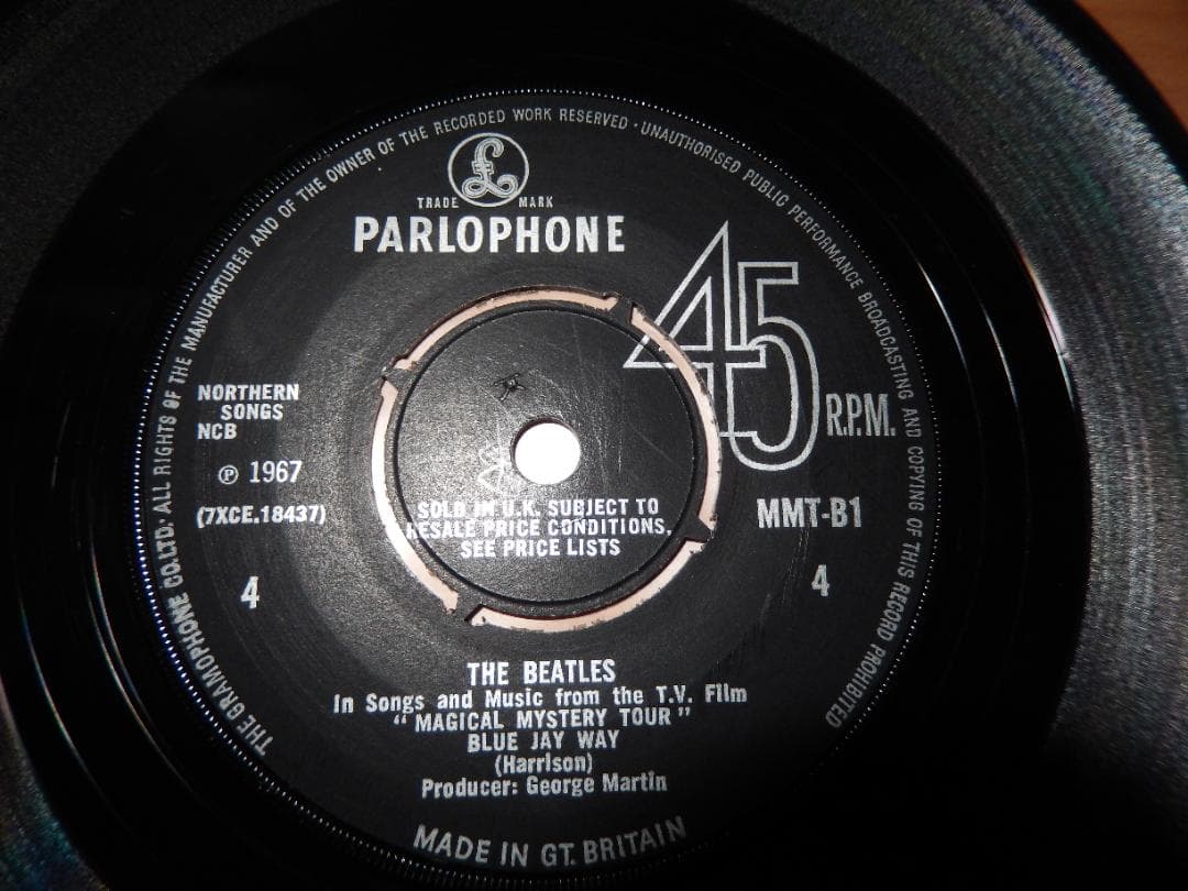 洋楽 beatles magical mystery tour uk mono ep