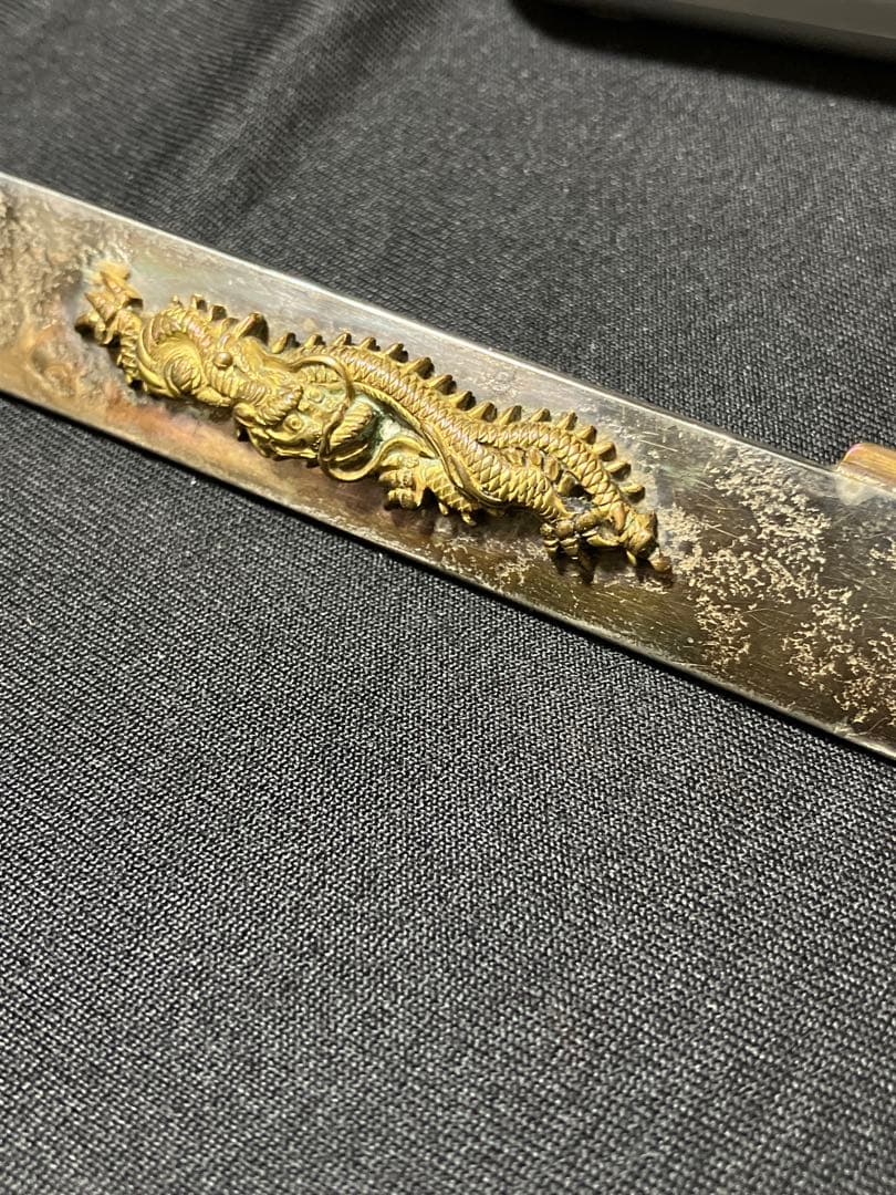 龍装飾 煙管 キセル Kiseru Dragon アンティーク 携帯煙管