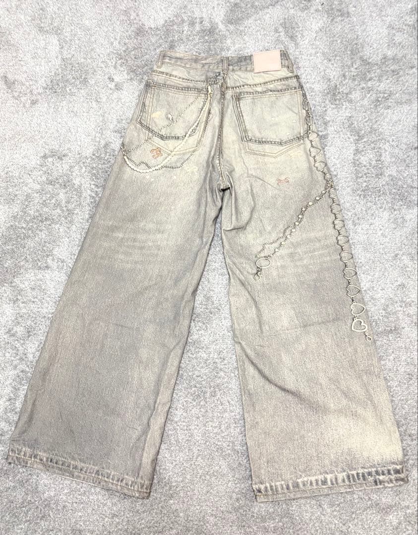 POMME d'amour toy print denim トイプリントデニム