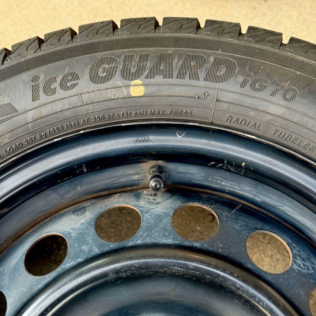 22年製 155/65R14 ヨコハマ アイスガード IG70スタッドレスタイヤ