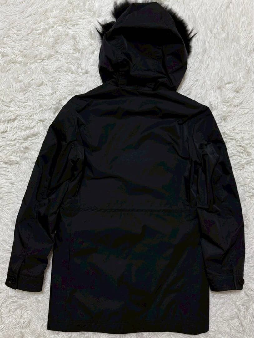BURBERRY BLACK LABEL キルティングモッズコート　ブラックM