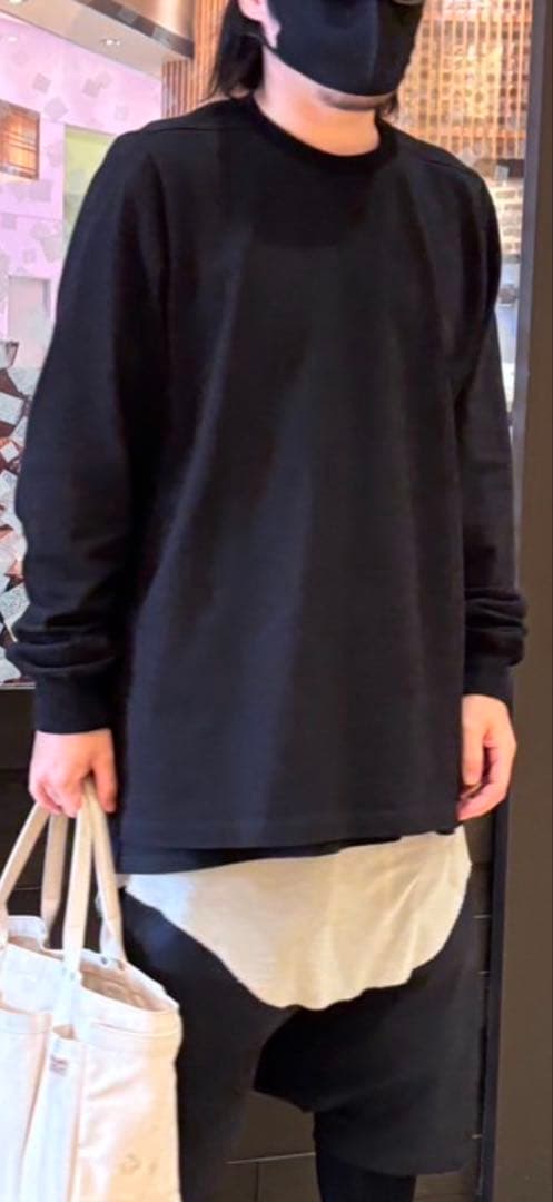 22FW Rick Owens BASIC RIB TANK PEARL シルク