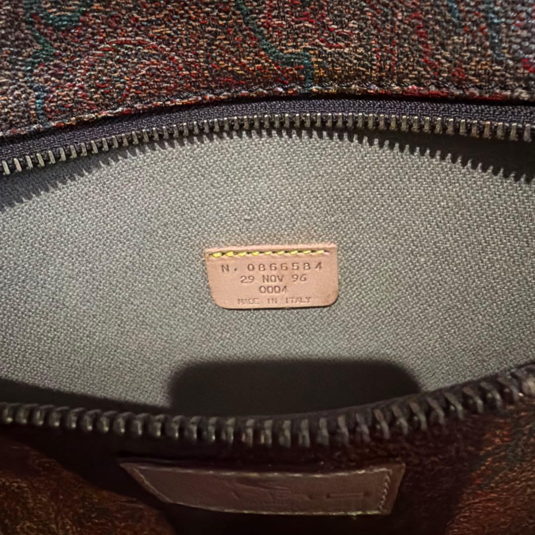 ETRO エトロ ペイズリー 大型 ボストンバッグ 旅行用バッグ 男女兼用