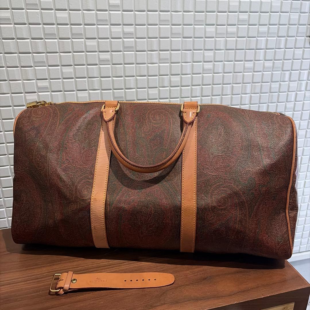 ETRO エトロ ペイズリー 大型 ボストンバッグ 旅行用バッグ 男女兼用