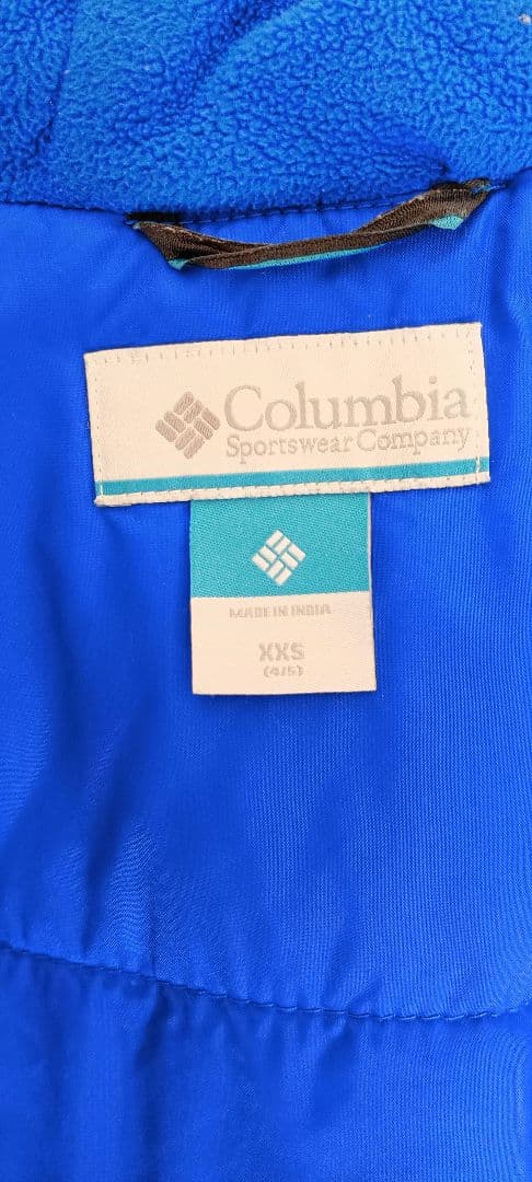 コロンビアColumbia スキーウェア 上下セット xxS 105〜120