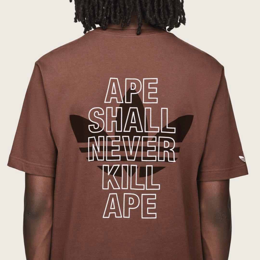 新品未開封 国内正規 BAPE X adidas APE HEAD TEE　XL