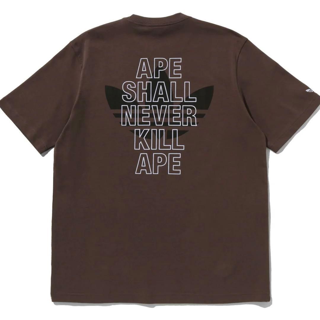 新品未開封 国内正規 BAPE X adidas APE HEAD TEE　XL