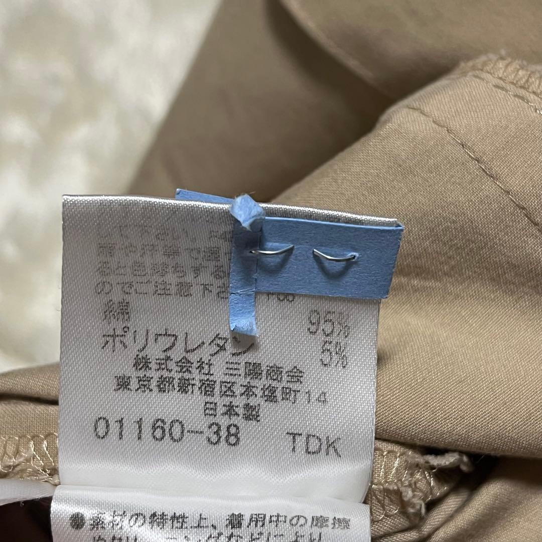 バーバリーブルーレーベル　2WAYタイプ ベルト付きコート　ベージュ