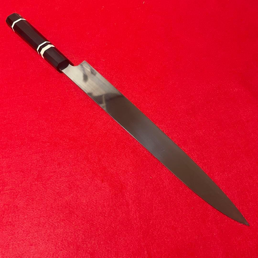 極薄柳刃包丁 刺身包丁 尺（刃渡り300mm） 鏡面仕上げ