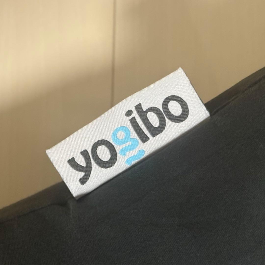 yogibo ヨギボー midi 直接引渡し優先ꕤ︎︎ ダークグレービーズクッション