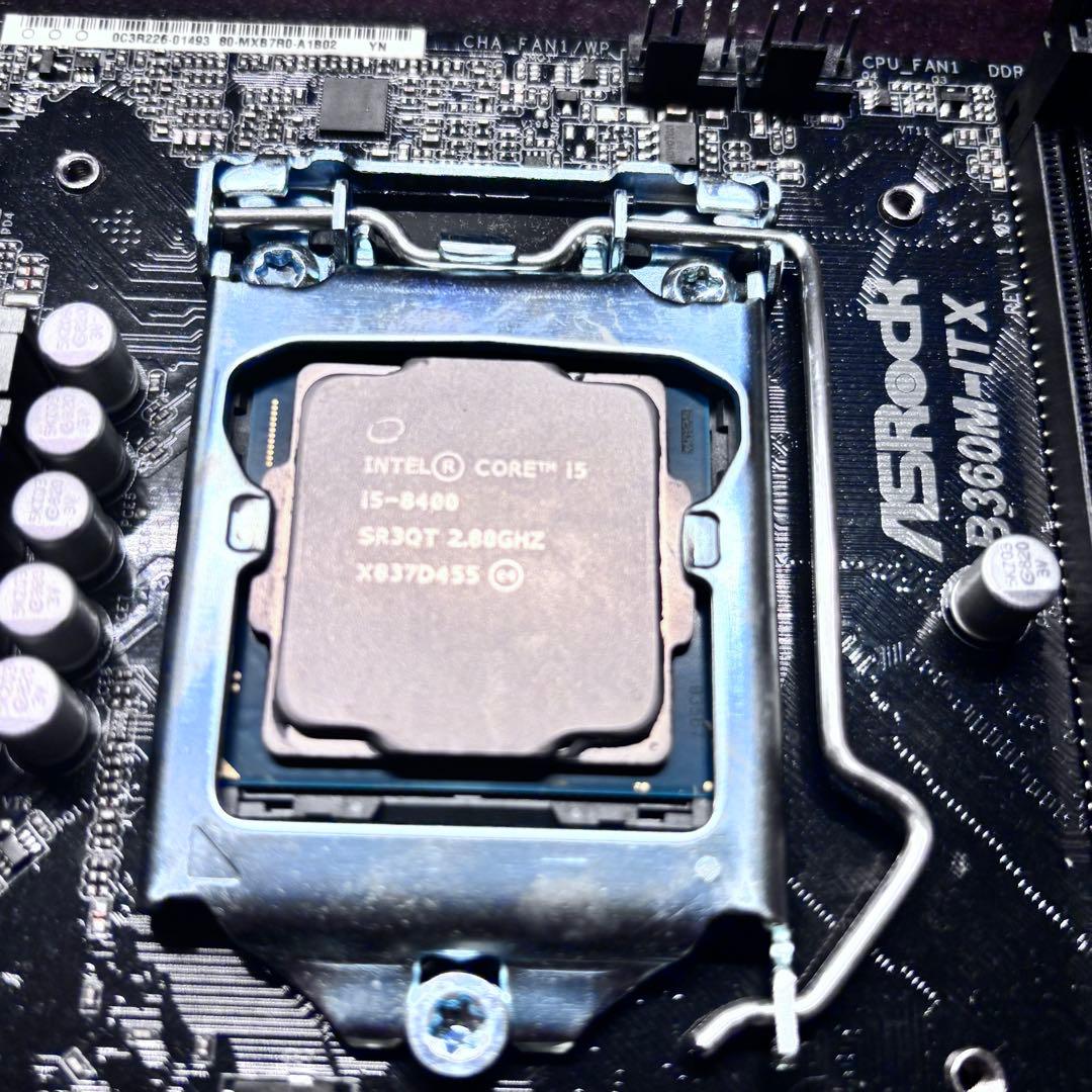 CPU ASRock B360M-ITX+Core i5 8400+DDR4 8gb