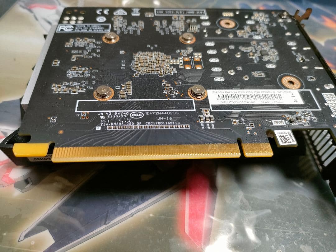 グラフィックボード・グラボ・ビデオカード zatoc Geforce gtx1650 4GB