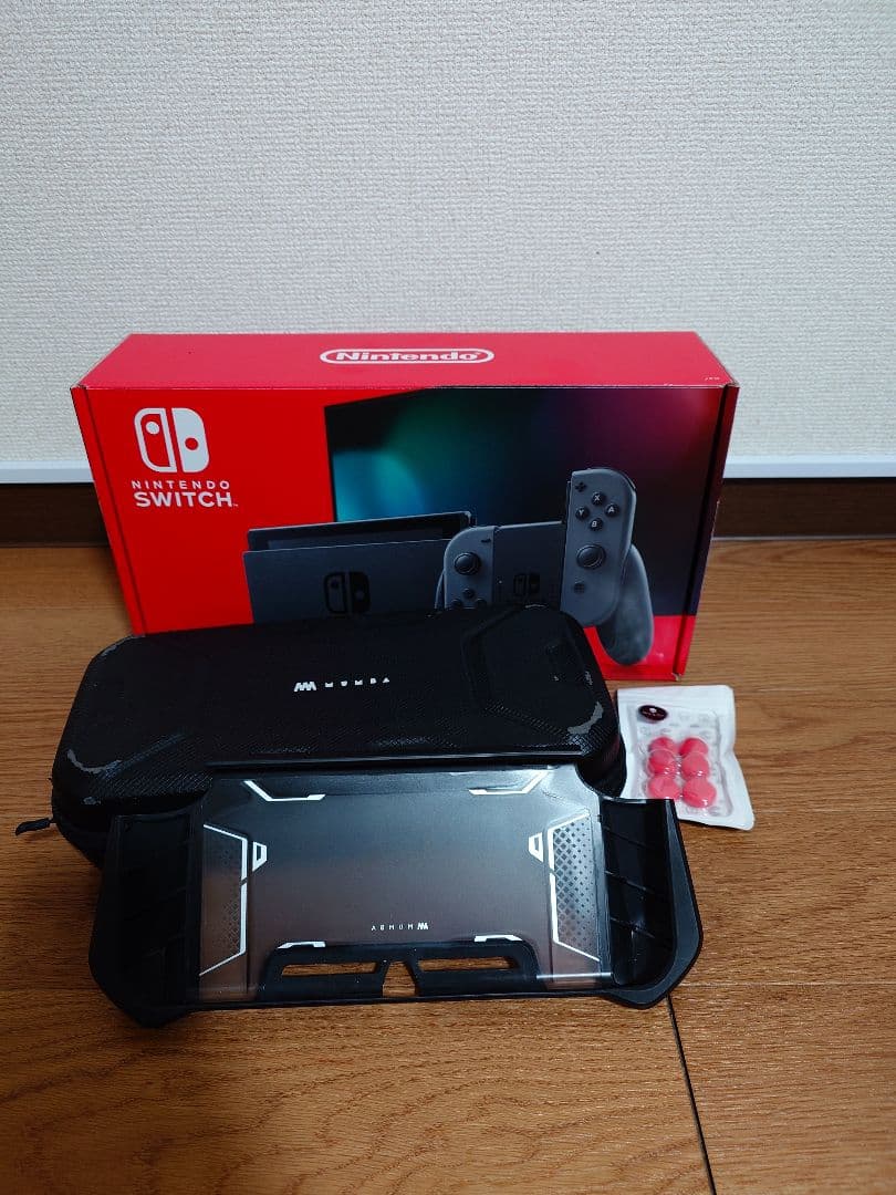 Nintendo Switch グレー本体 128GB microSDカード付属