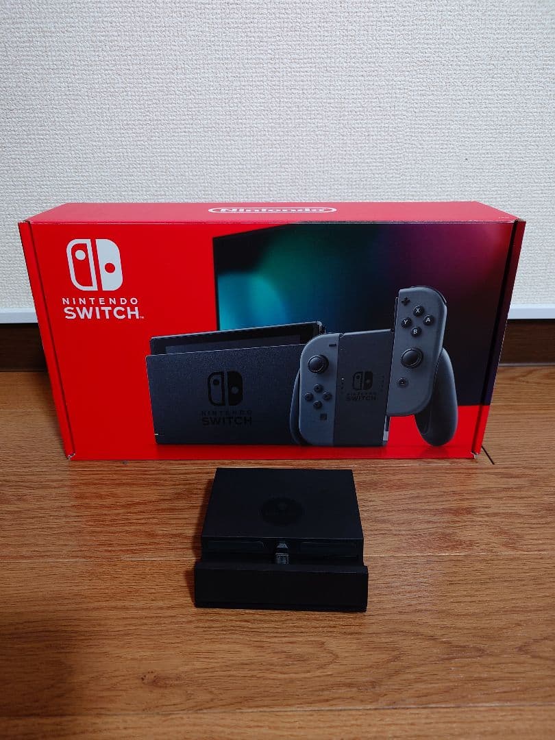 Nintendo Switch グレー本体 128GB microSDカード付属