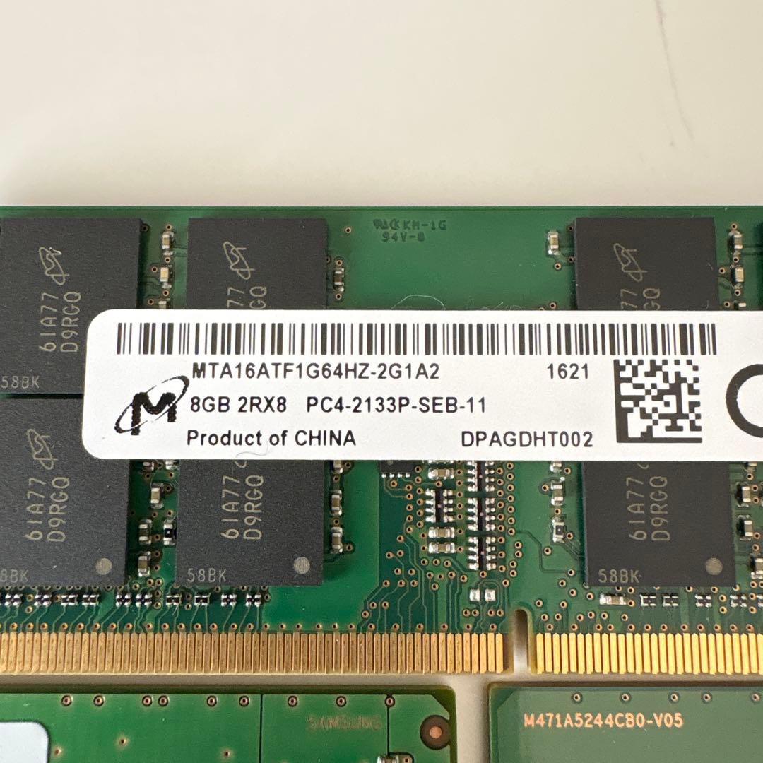 サムスン マイクロン ddr4メモリ ノート用