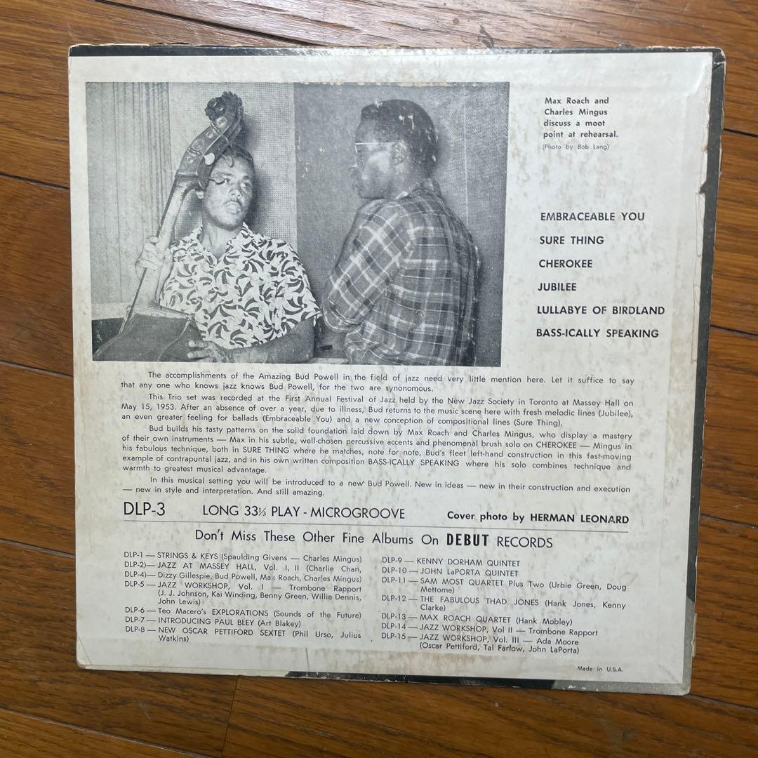 洋楽 Jazz at Massey Hall: Bud Powell