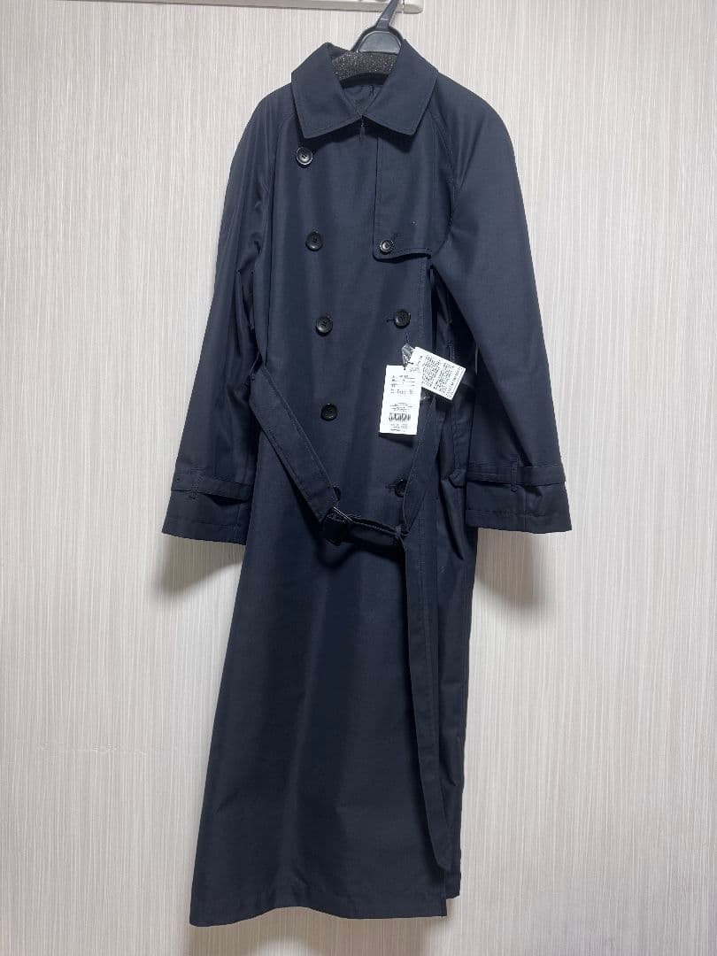 【新品タグ付】NORC ロングトレンチコート ネイビー