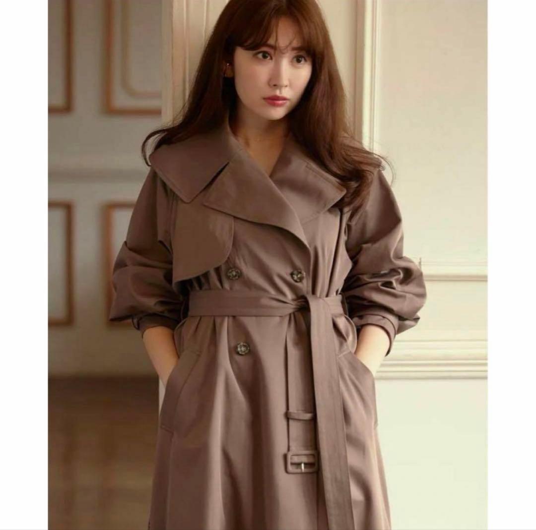 ジャケット・アウター Herlipto Grace Long Trench Coat / cocoa