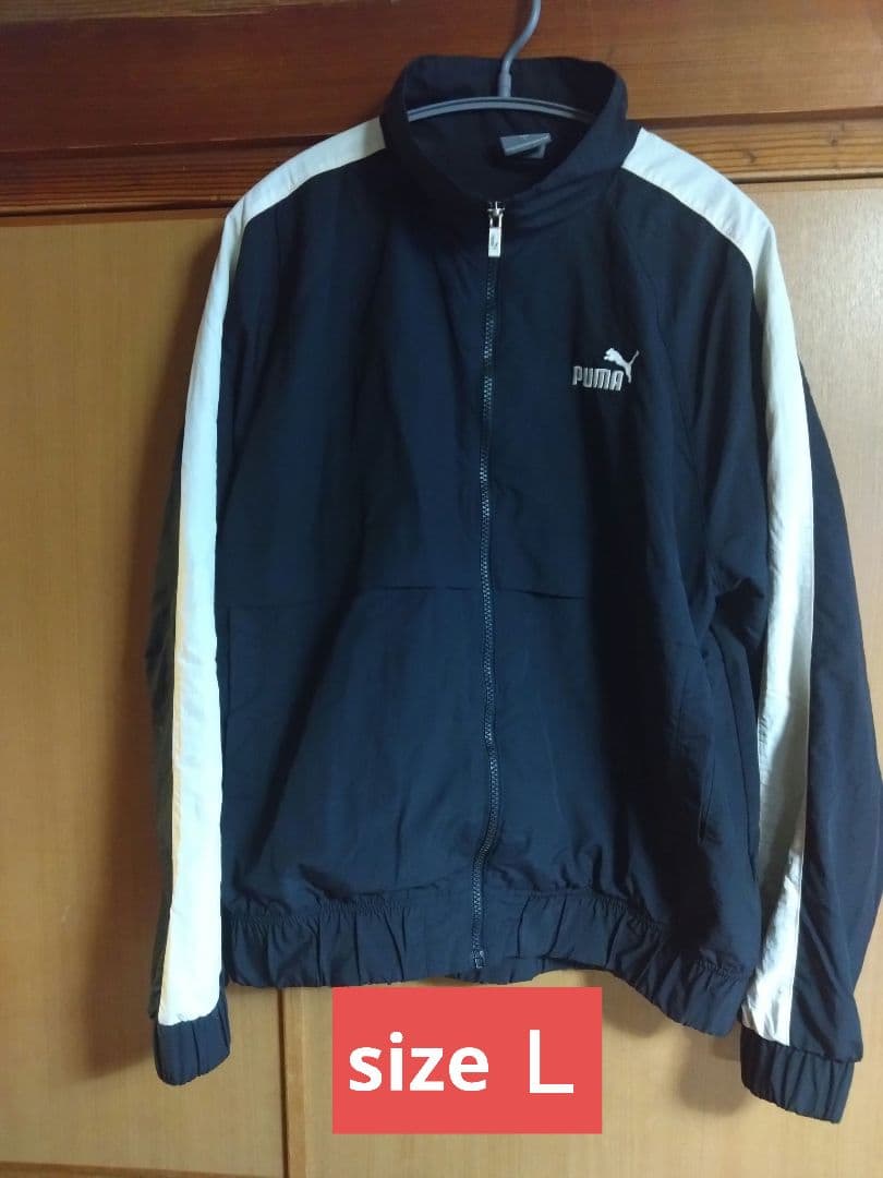 PUMA（プーマ） ジャージ上下セット ブラック/ホワイト