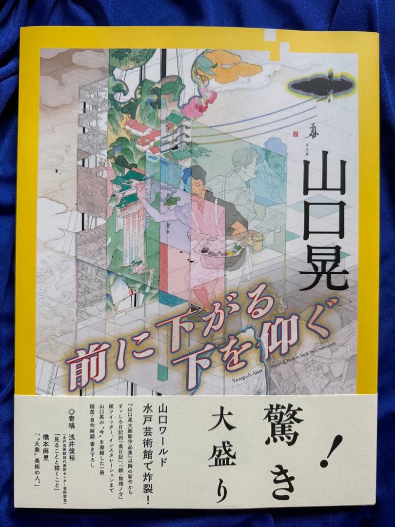 山口 晃 「前に下がる　下を仰ぐ」新品、著者直筆サイン