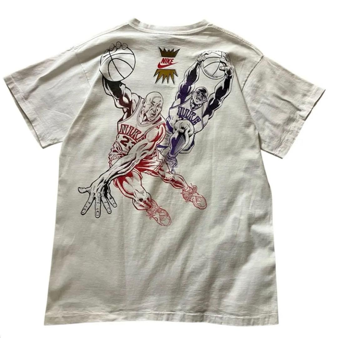 希少 90's USA製 オールドナイキ ジョーダン tシャツ 白 XL