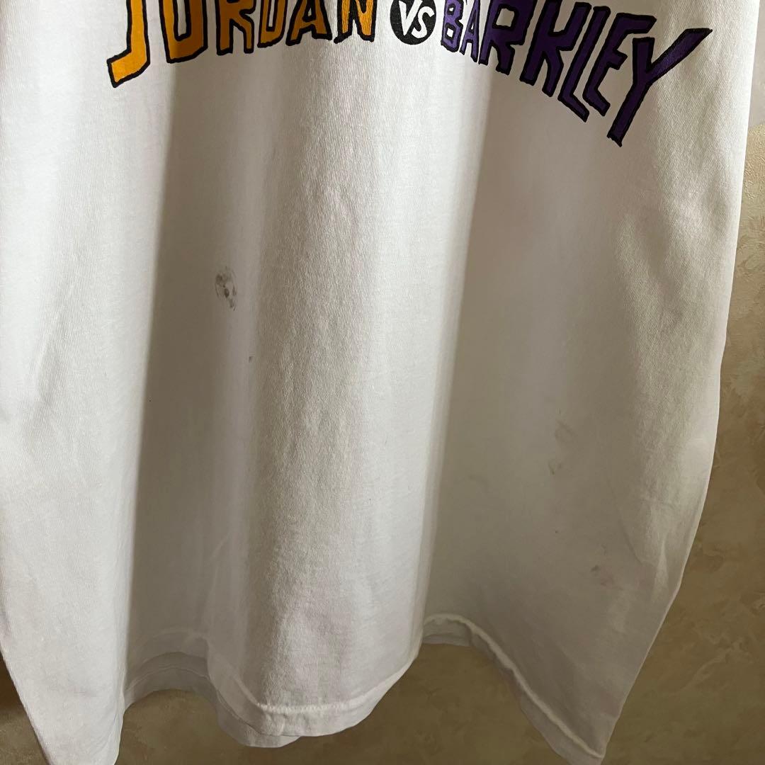 希少 90's USA製 オールドナイキ ジョーダン tシャツ 白 XL