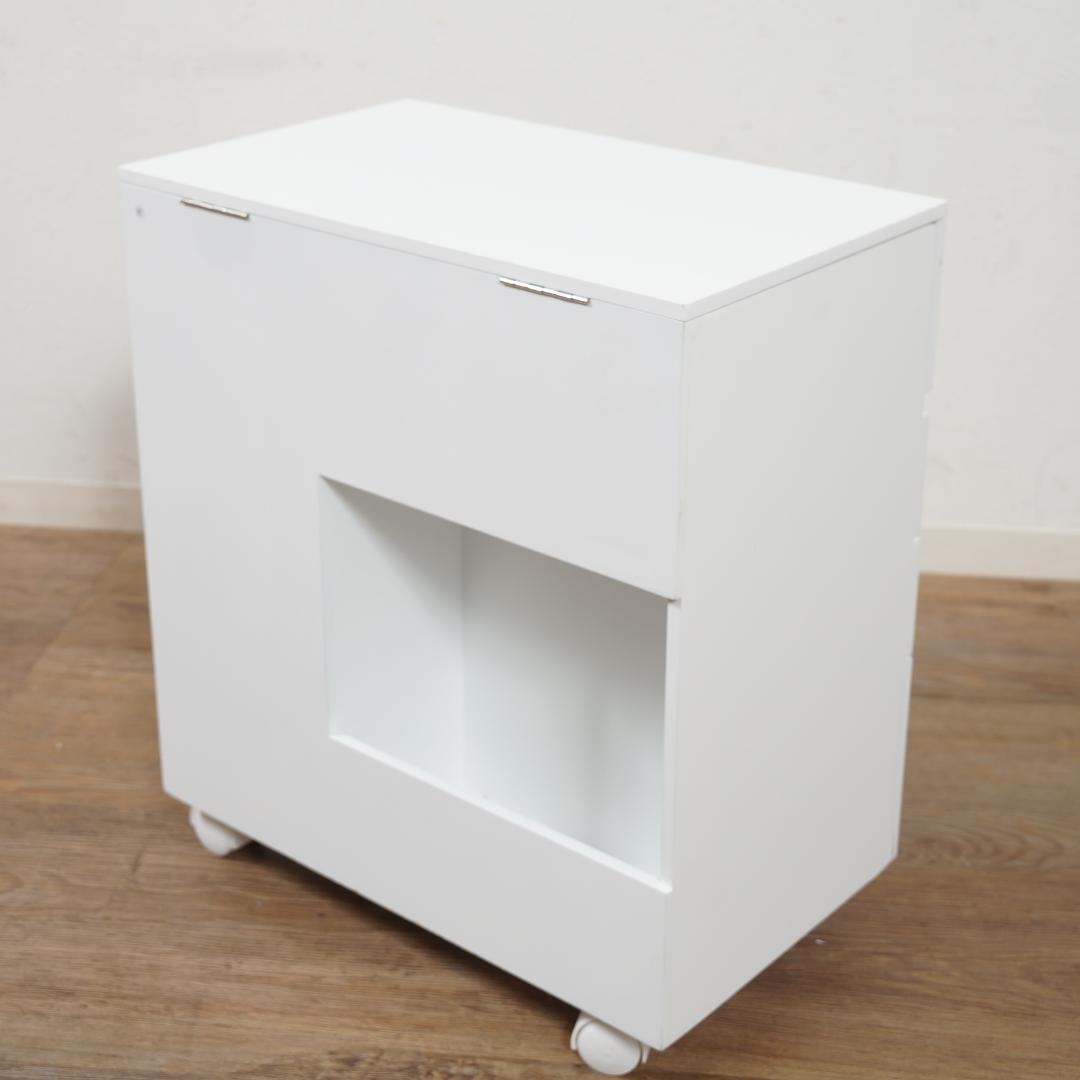 フォロー割 【新品】これ便利！　たっぷり収納 多機能 コスメ ワゴン