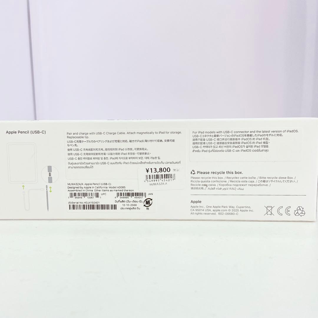 [美品]アップル Apple Pencil USB-C T-616