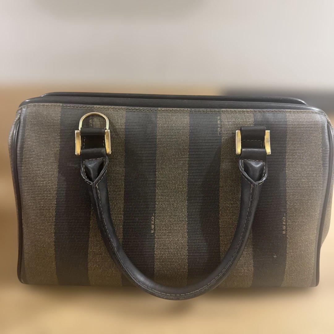 FENDI ペカン柄　ミニボストンバッグ