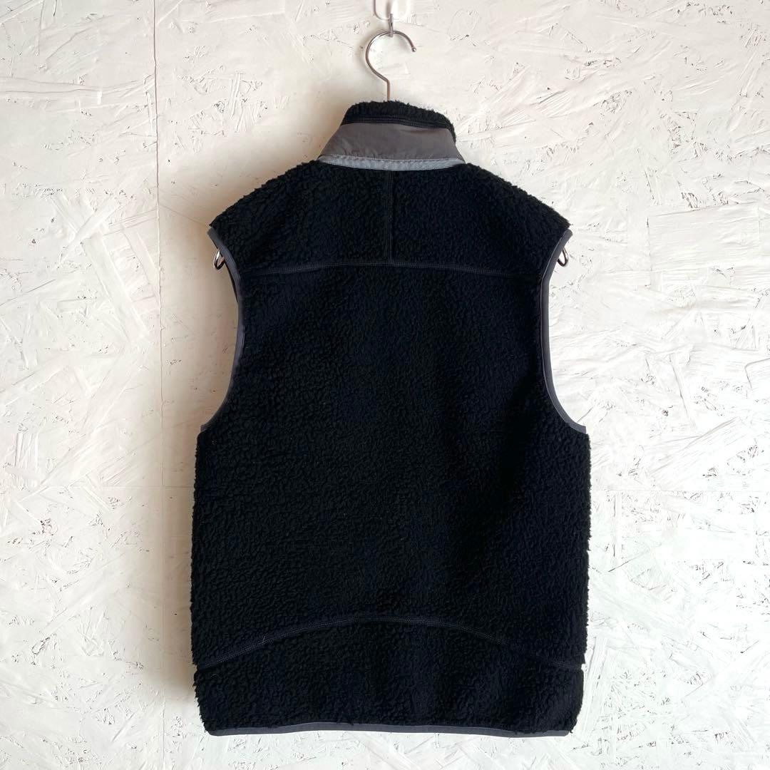 【patagonia】レトロXベスト　ボアベスト　フリースベスト　黒　XS