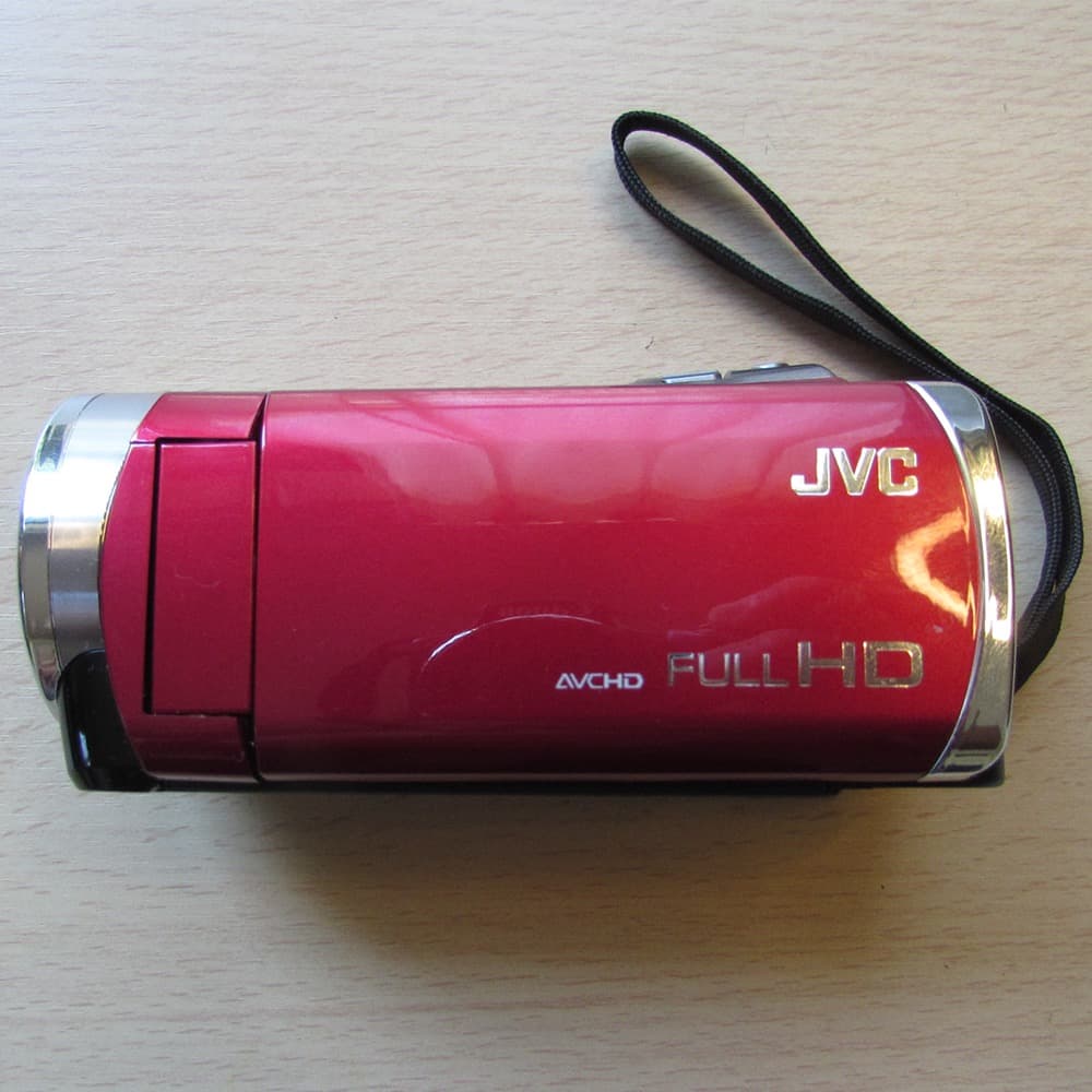 夏SALE＊ JVC ビデオカメラ Everio GZ-HM33-R 40x