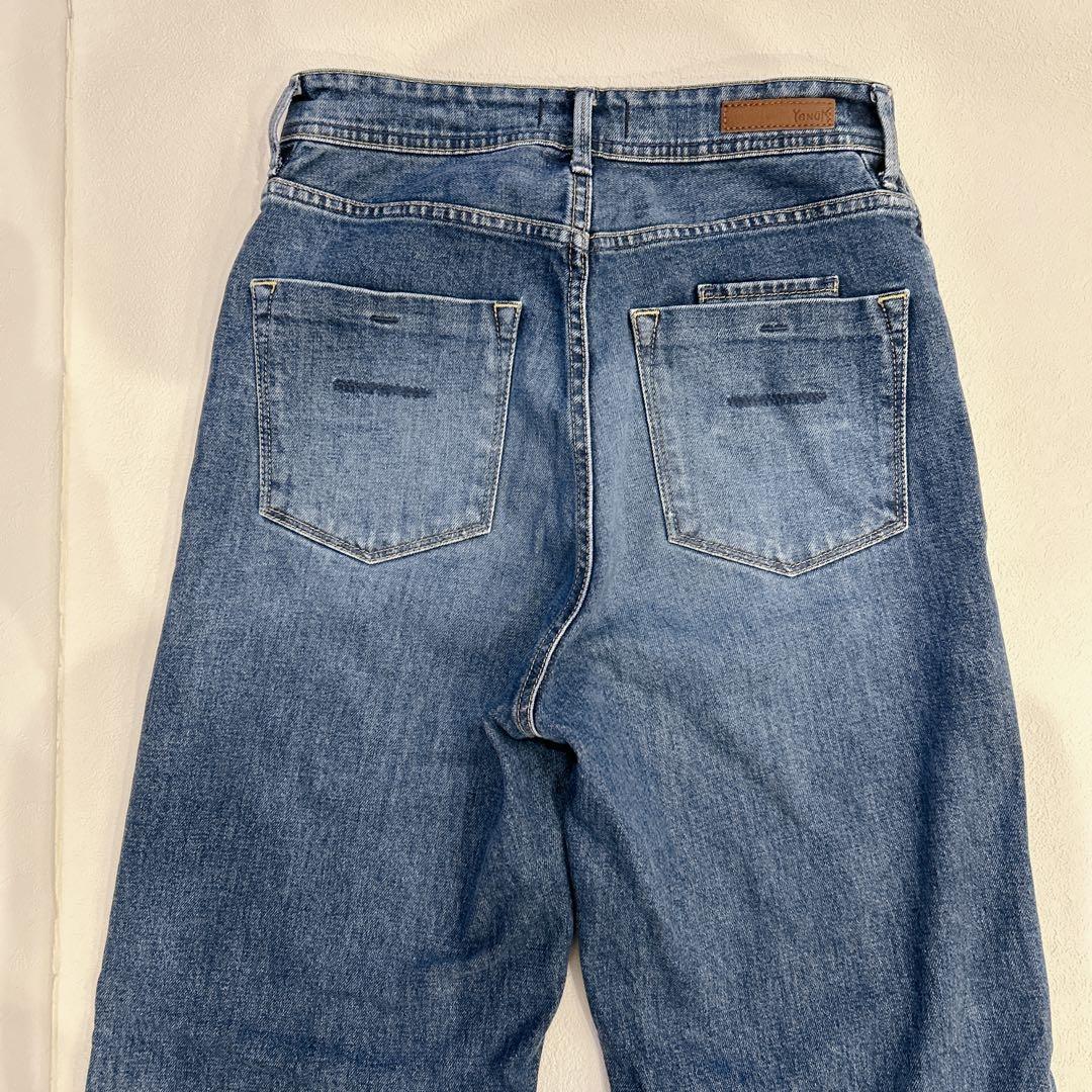 美品✨YANUK ヤヌーク ボーイズストレートデニム LEA 25 WFB