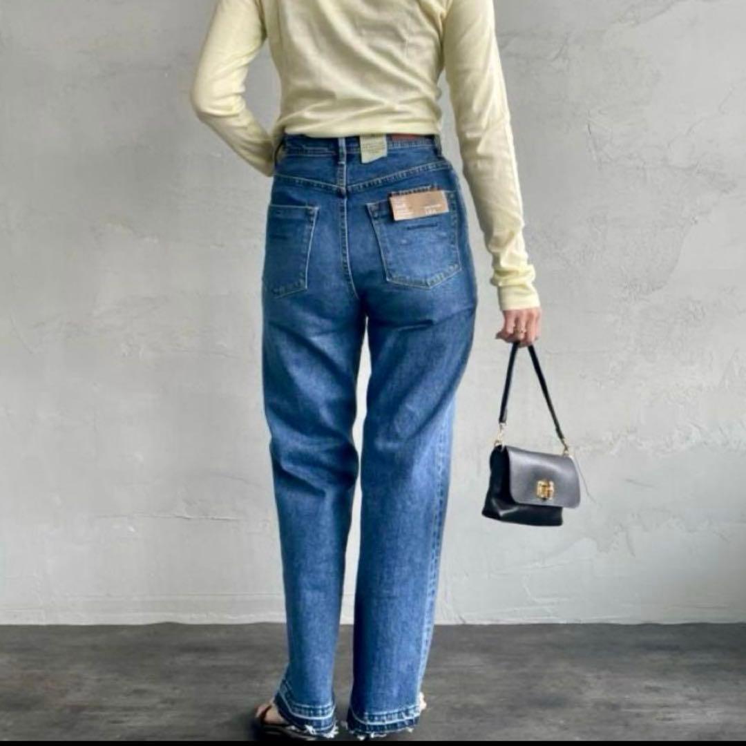 美品✨YANUK ヤヌーク ボーイズストレートデニム LEA 25 WFB