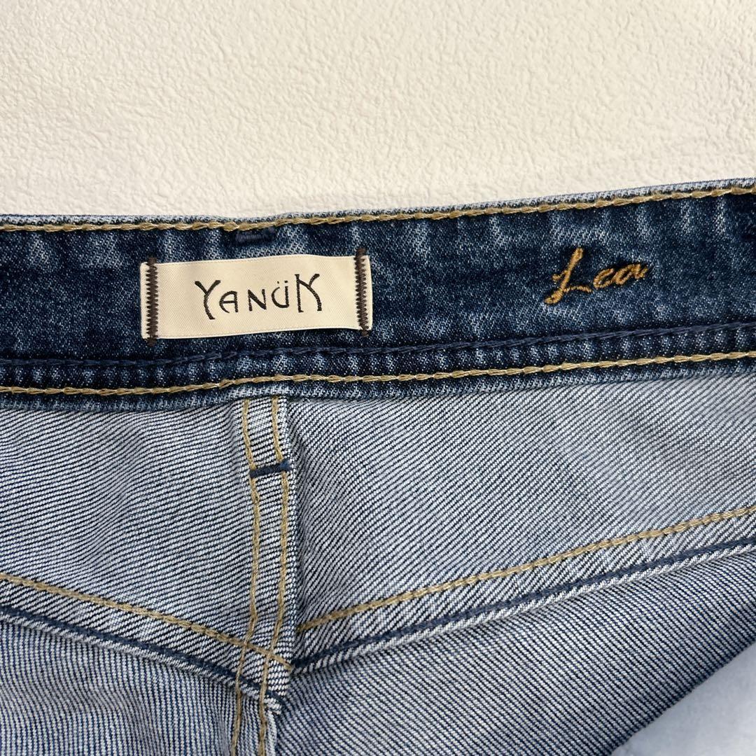 美品✨YANUK ヤヌーク ボーイズストレートデニム LEA 25 WFB