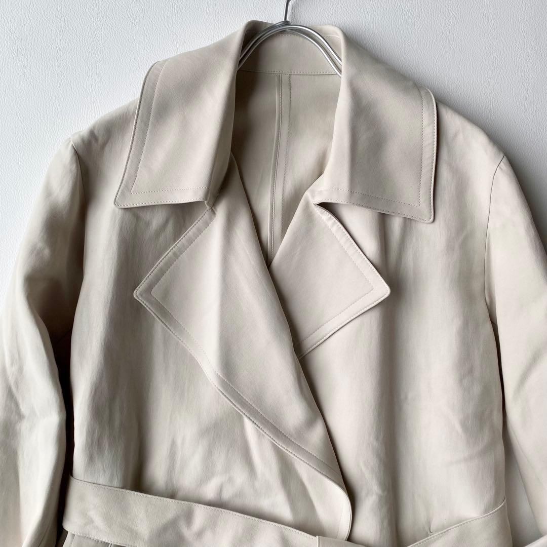 週末セール【美品】23区　23SS ライトトレンチコート　ロング丈　32