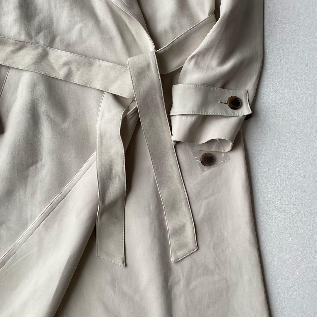週末セール【美品】23区　23SS ライトトレンチコート　ロング丈　32