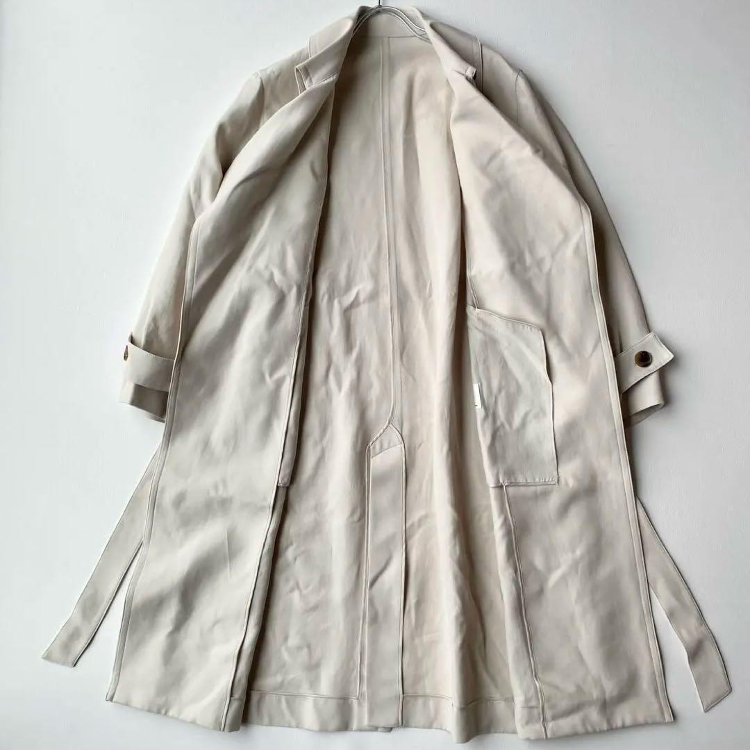 週末セール【美品】23区　23SS ライトトレンチコート　ロング丈　32