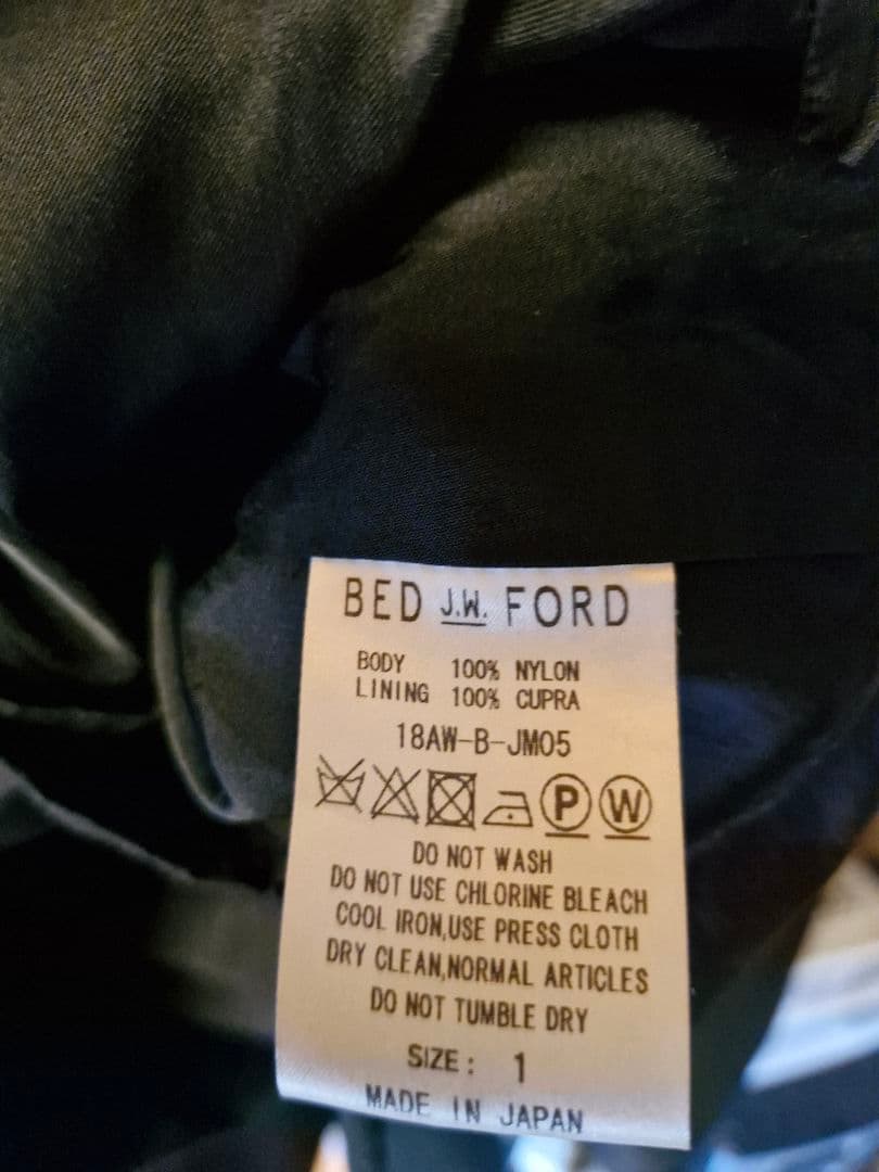 BED J.W. FORD ショートコーチジャケット(18aw)