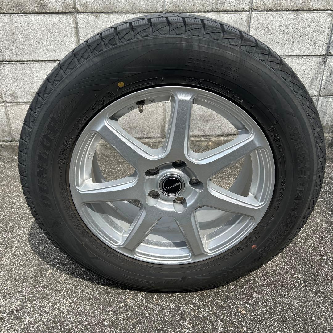 DUNLOP 225/65R17 スタッドレスタイヤ+ホイール　4本セット