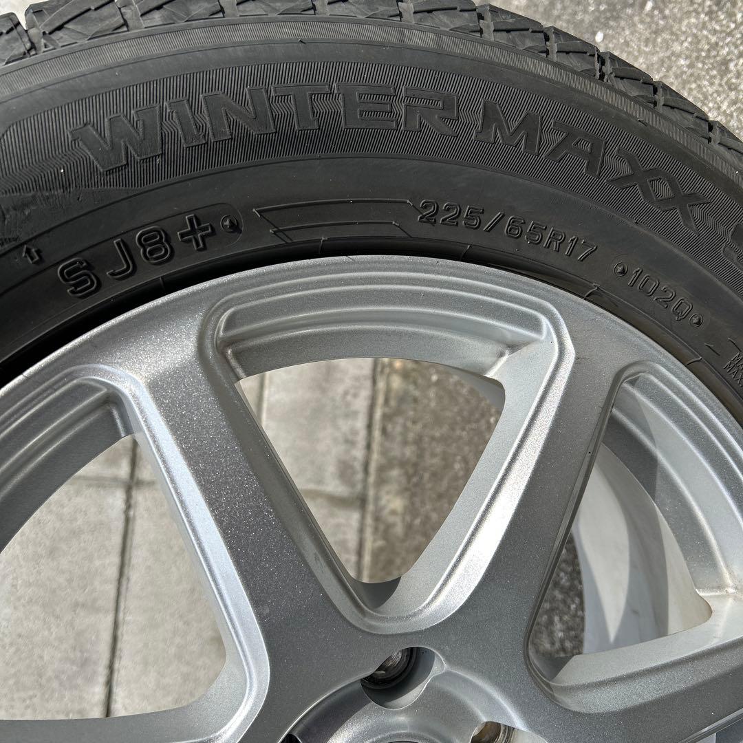 DUNLOP 225/65R17 スタッドレスタイヤ+ホイール　4本セット