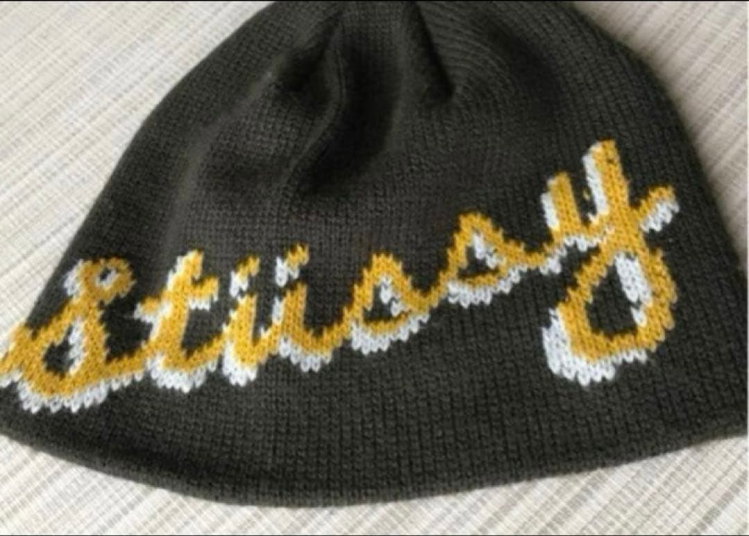 希少 OLD STUSSY オールド ステューシー ボンボン ニット帽 キャップ