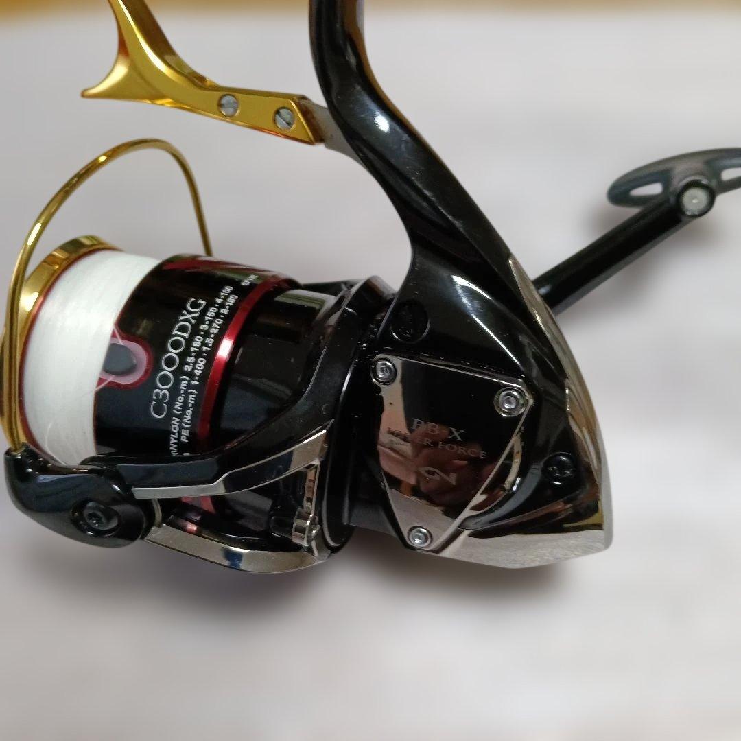 SHIMANO BB-X ハイパ−フォスC3000DXG 夢屋スプ−ルの2点
