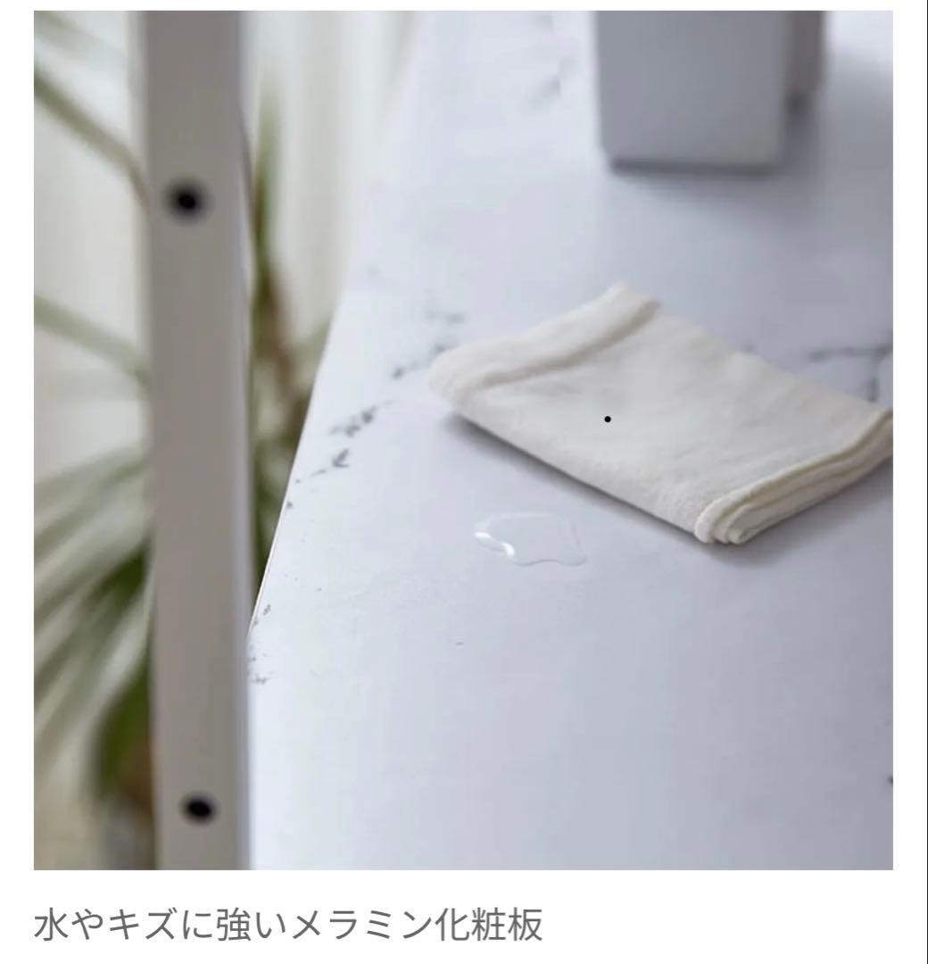 ★ LOWYA 幅80 レンジ台 キッチン収納 大理石柄 キッチンラック