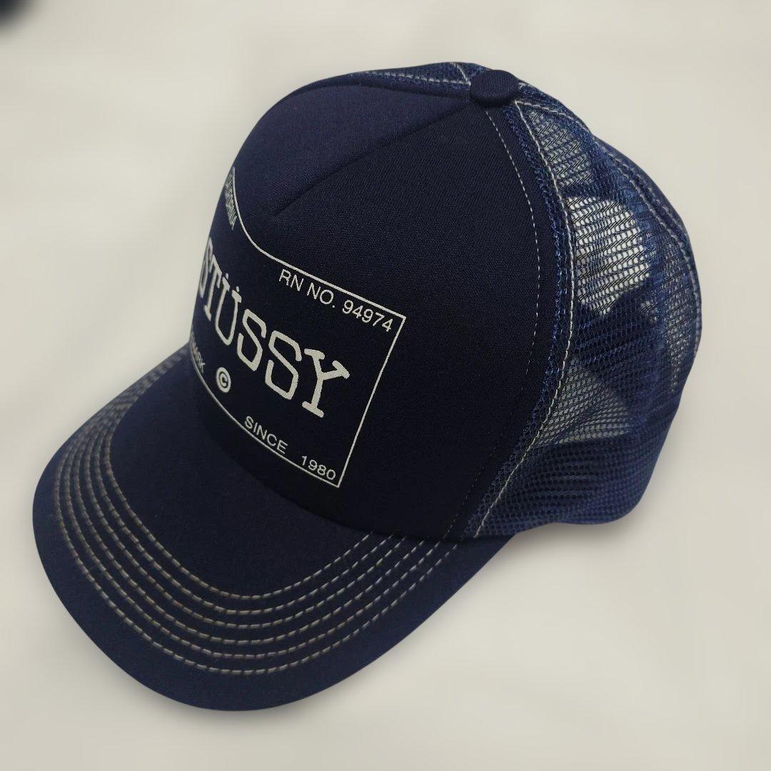 【最終値下げ】STUSSY キャップ ネイビー カリフォルニア