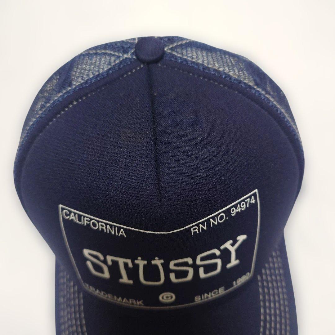 【最終値下げ】STUSSY キャップ ネイビー カリフォルニア