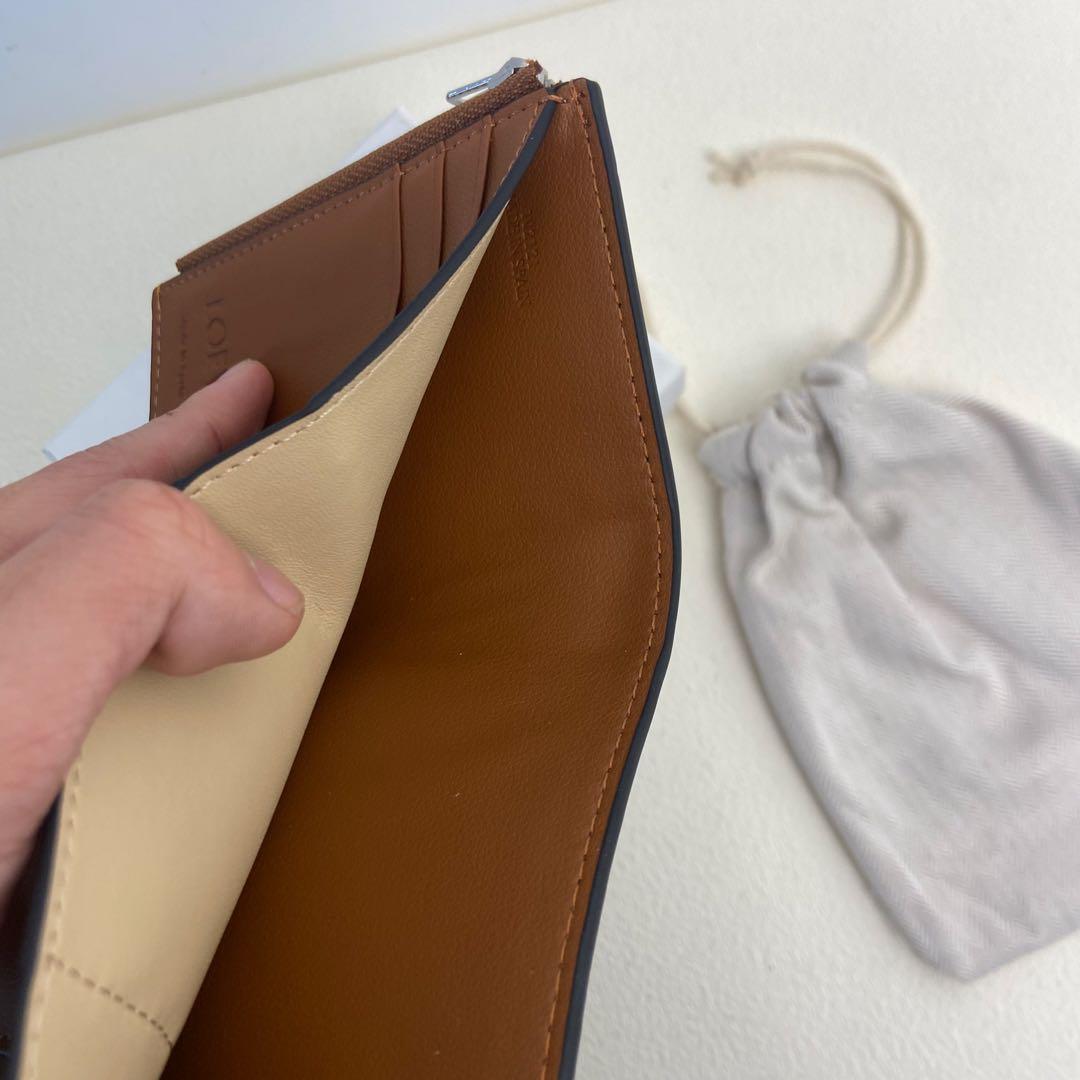 LOEWE ブラウン 三つ折り財布